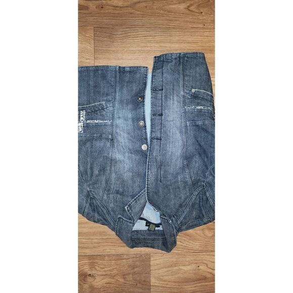 Ashley Stewart Black Denim Jacket - Picture 6 of 7